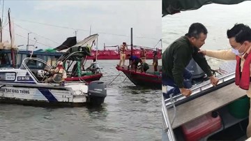 Cứu sống ngư dân đi bán cá bị đuối nước trôi trên biển