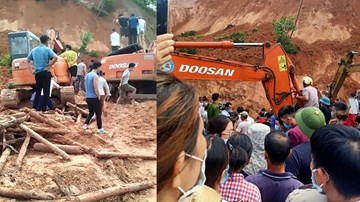 Yên Bái: Sạt lở đất ở huyện Văn Chấn khiến một phụ nữ tử vong