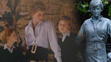 Cùng khánh thành bức tượng của mẹ, anh em Hoàng tử Harry vẫn khó hàn gắn