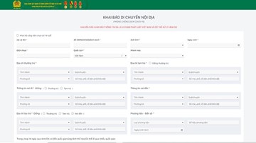 Bộ Công an thử nghiệm hệ thống quản lý di biến động công dân vùng dịch