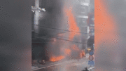 Cửa hàng gas ở Sa Pa bốc cháy dữ dội, nhiều tiếng nổ lớn khiến dân sợ hãi