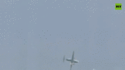 Khoảnh khắc máy bay vận tải Ilyushin Il-112V của Nga lao xuống đất