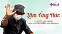 Lâm Ống Húc 'dép lào, quần sọt' rong ruổi giúp dân nghèo khắp Sài Gòn