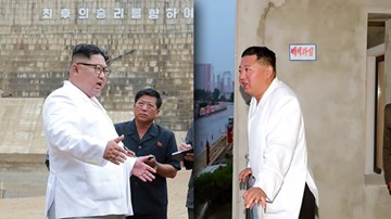 NLĐ Kim đi thị sát chung cư mới, tiếp tục gầy đi trông thấy