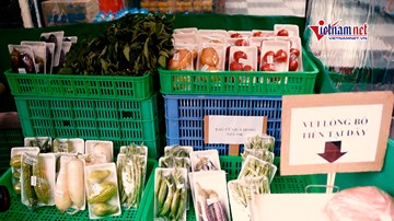 Hà Nội nhân rộng quầy rau không người bán phòng chống Covid-19