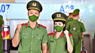 Học viện An ninh xuất quân tăng cường vào miền Nam chống dịch
