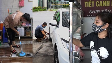 19 quận, huyện Hà Nội mở bán mang về, chủ cửa hàng háo hức cả đêm