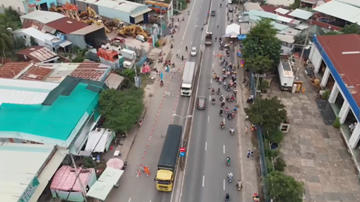 Cửa ngõ miền Tây ngày đầu người lao động lưu thông 4 tỉnh giáp ranh TP.HCM
