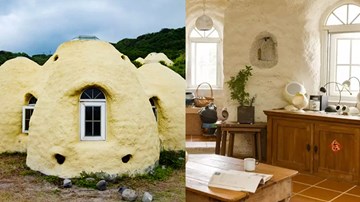 Nhà bằng bùn chống bão, chống động đất xinh như trong cổ tích