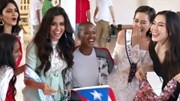 Đỗ Thị Hà nhảy múa từng bừng khi đến Puerto Rico thi Miss Word 2021
