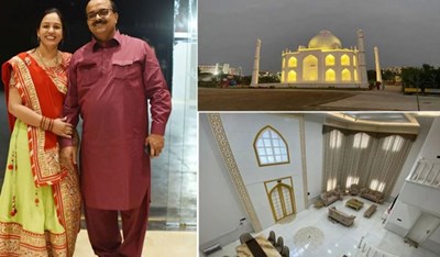 Người đàn ông xây 'đền Taj Mahal' tặng vợ để chứng tỏ tình yêu