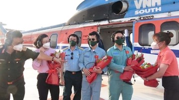14 chuyến bay trực thăng cấp cứu đáp trên nóc tòa Bệnh viện Quân Y 175