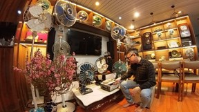 Bộ sưu tập gần 70 chiếc quạt cổ siêu độc trị giá nửa tỷ đồng ở Hà Nội