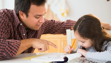 Con vật lộn với bài tập về nhà, cha mẹ nên làm gì?