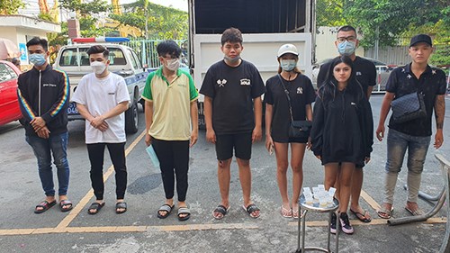 Bắt 9 'quái xế' mang SH  'dợt xe' tại Đồng Nai